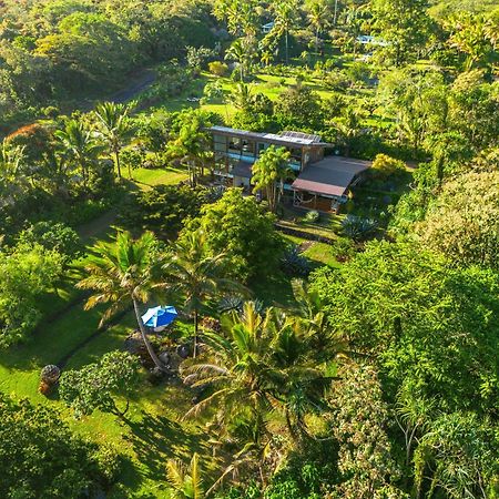 Jungle Haven Ocean Front Eco Villa On Fruit Farm Pahoa Bagian luar foto