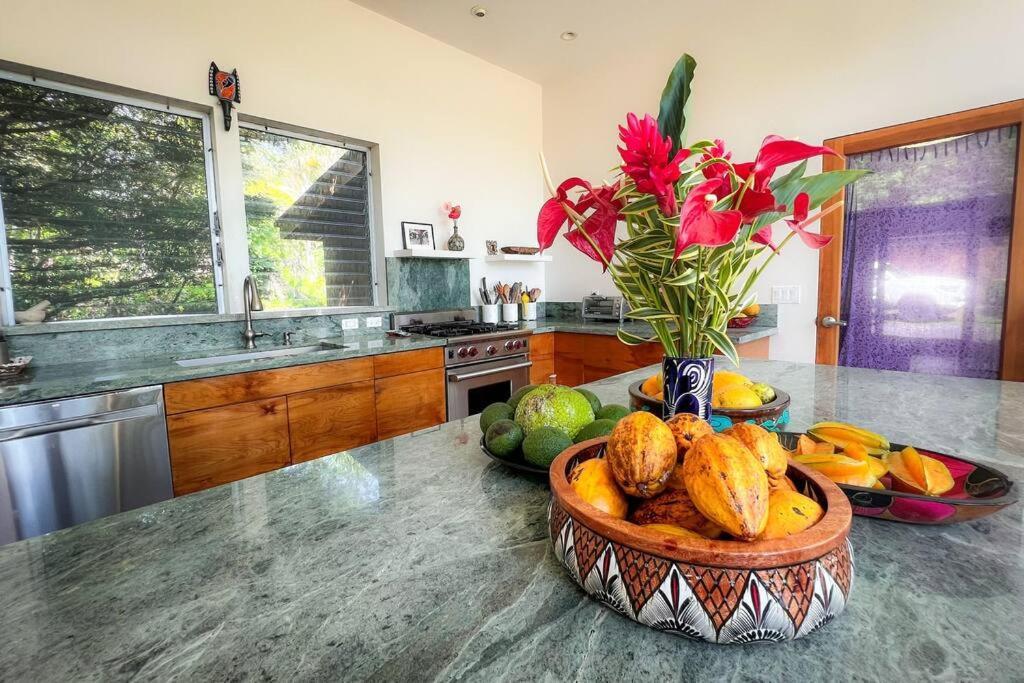 Jungle Haven Ocean Front Eco Villa On Fruit Farm Pahoa Bagian luar foto