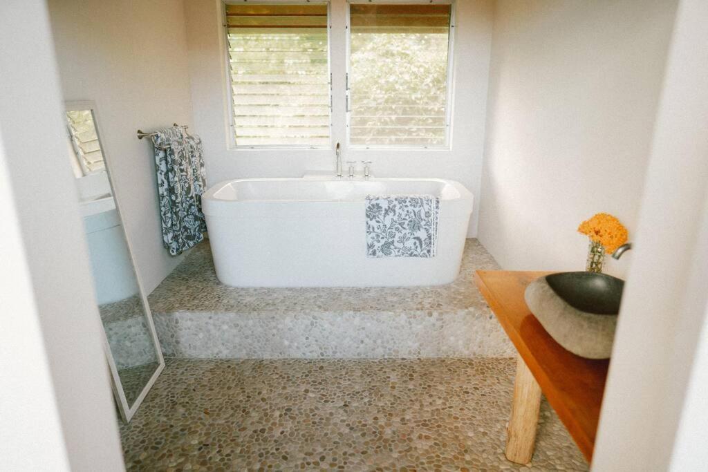 Jungle Haven Ocean Front Eco Villa On Fruit Farm Pahoa Bagian luar foto